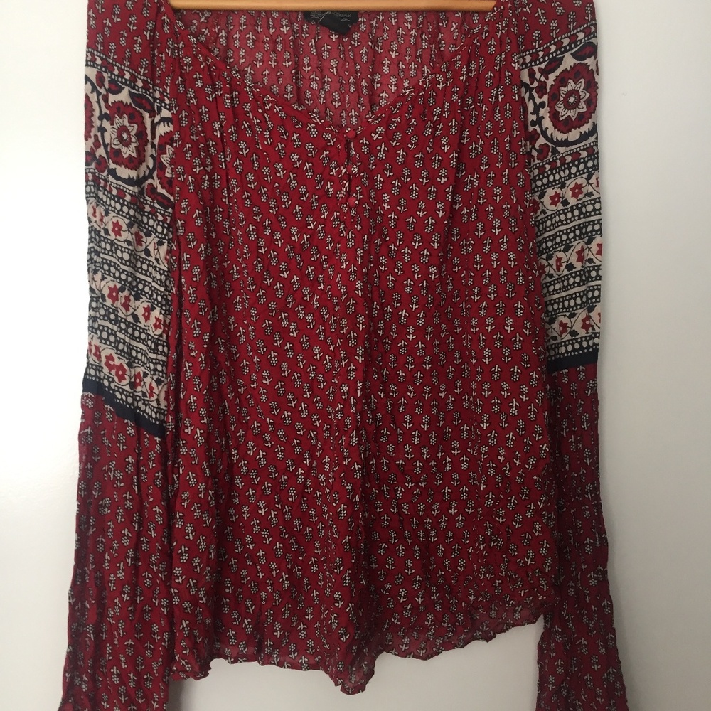 Red Long Sleeve Shirt